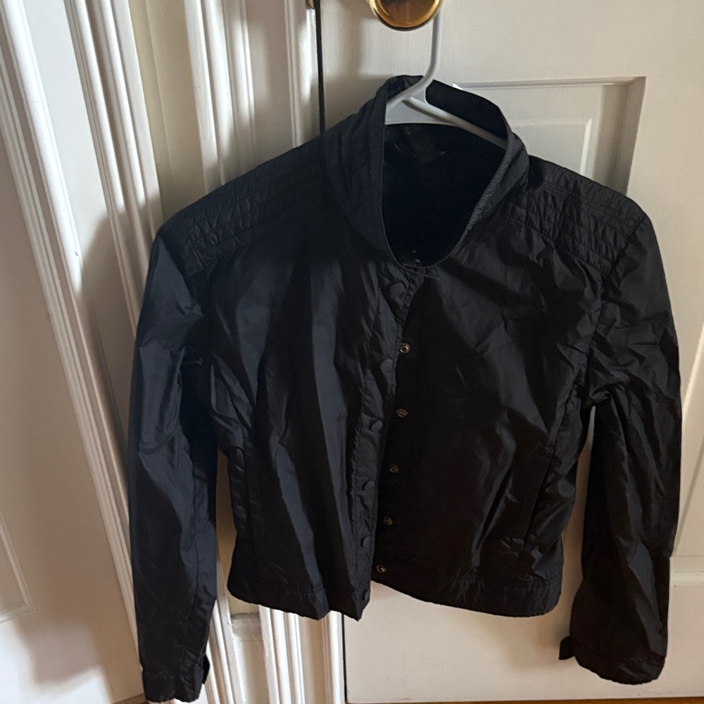 Club Monaco Charcoal Button-Up Jacket